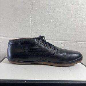 True Linkswear Black Leather Ankle Boots Golf Shoes Lace Up Men's 11.5 US